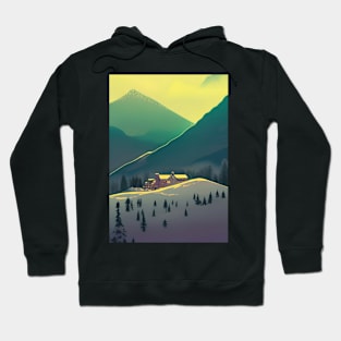 COSY LOVELY MOUNTAIN VIEW SUNRISE Hoodie